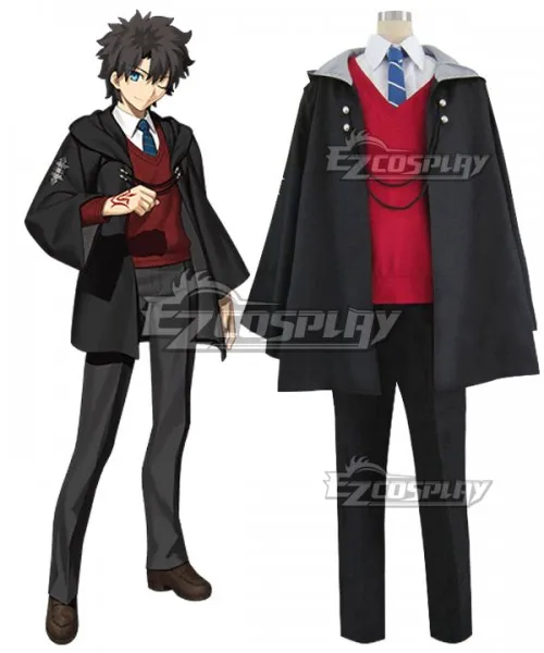 Fate Grand Order FGO Male Master Mage's Association Uniform Adult Halloween Suit Party Uniform Outfit Cosplay Costume E001