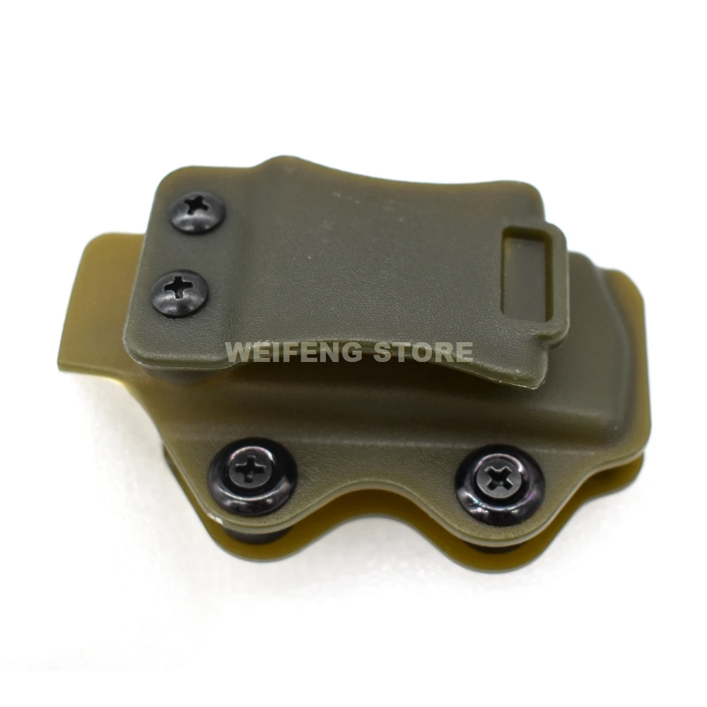 Jagd Holster Kydex IWB Mag Pouch Magazin Träger Holster Schwarz GL 17 22 23 Taktische Schnelle Quick Release Magazin Fall – Detail 6