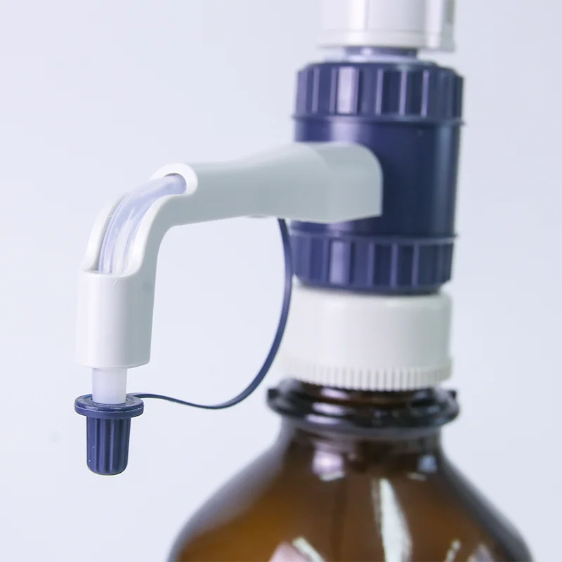 IKEME Bottle Top Dispenser 0.5-50ml Lab Liquid Handling Machine Bottle Dispenser Adjustable GL45