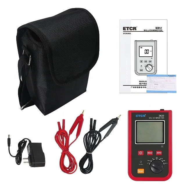 ETCR3620 Portable Milliohmmeter(DC Low Value Resistance Tester) 1.2A DC Resistance Tester