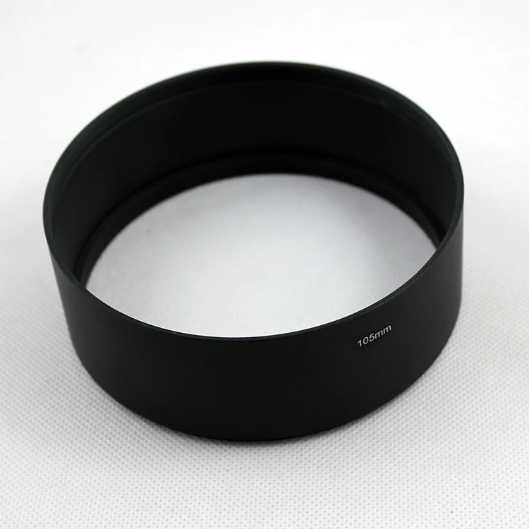 105mm Telephoto Metal Camera Lens Hood with Filter Thread Mount Aluminum Hood for 900MM/800mm F8 Lens DSLR  Length 40mm