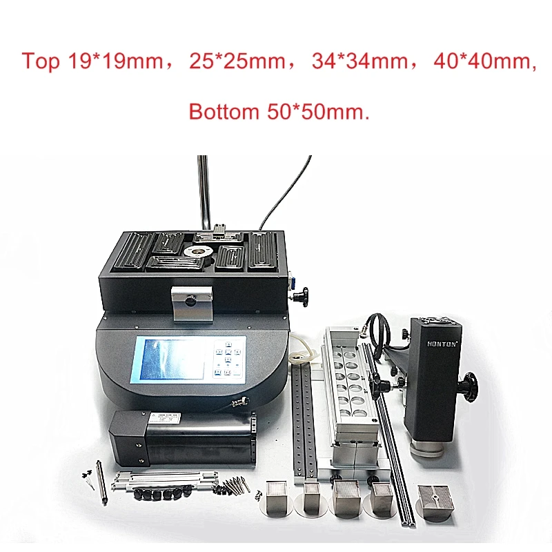 Honton Bga Rework Machine R490 Solder Soldering Station Welding with Brush Scraper Glove Wick Tweezers Reballing Stencils