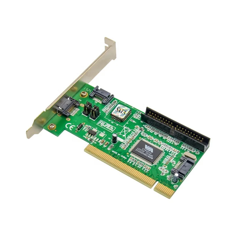 Pciに2ポートsata + pata raid + esataコントローラカード経由VT6421A