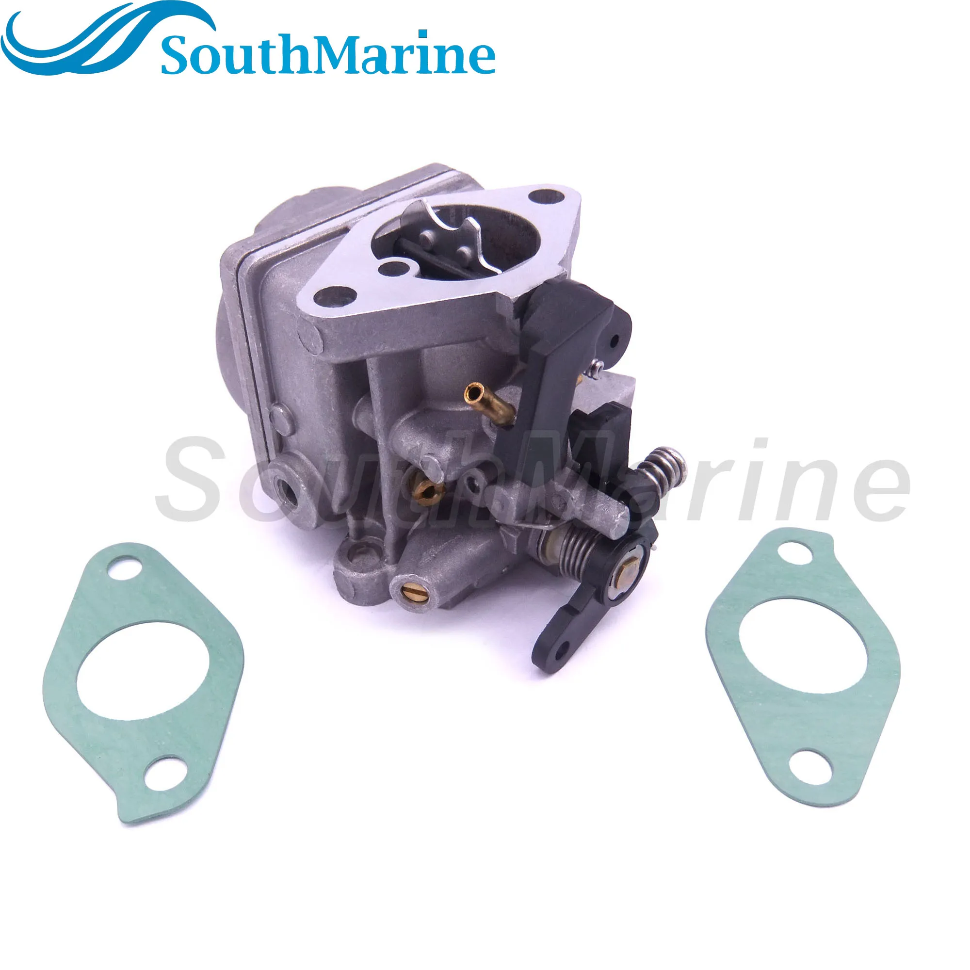 Motor de barco 3303-8m0053668 carburador assy e 27-803508013 junta do carburador para mercúrio mariner 4 tempos 6hp motor de popa