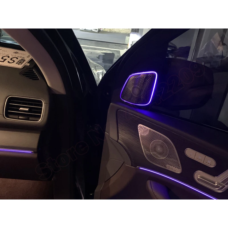 

LED 64-color For Benz GLE W167 GLS X167 GLE350 GLE450 Synchronous Original Car Tweeter Ambient Light Cover Alto Luminous Panel