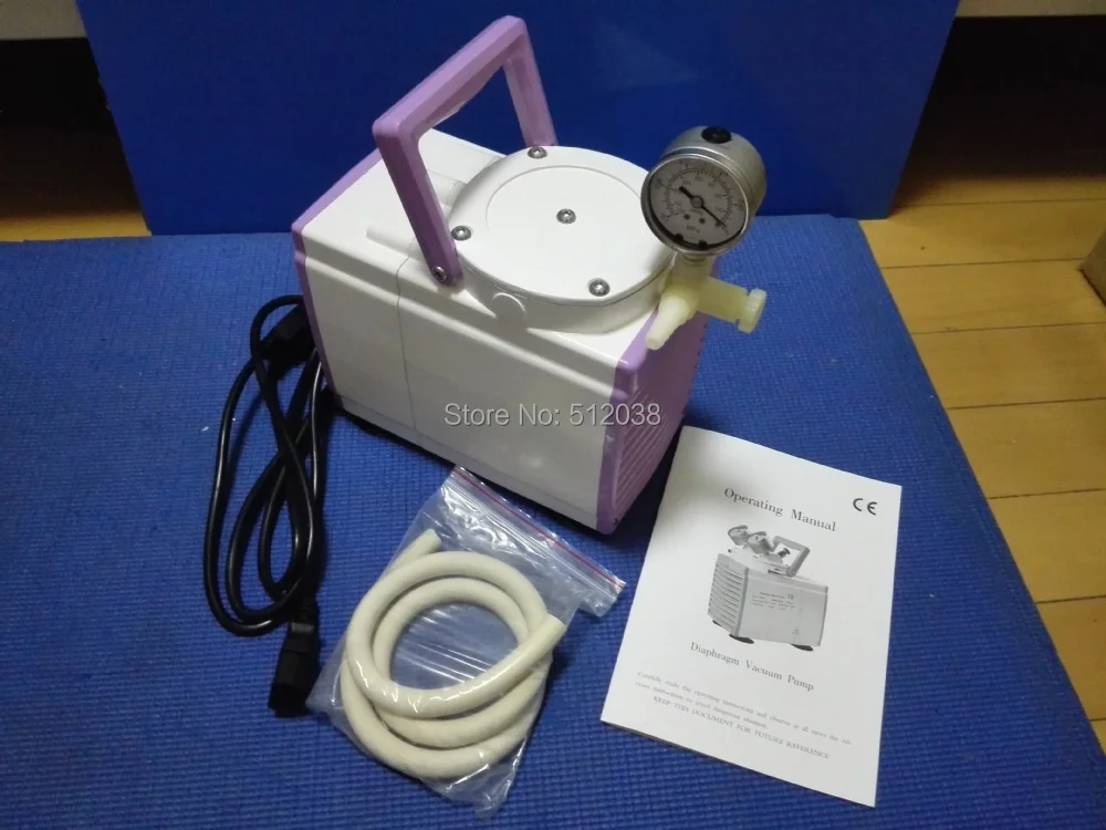 

New 0.33B Oil Free Diaphragm Lab Vacuum Pump 20L/m Pressure Adjustable For Chroma 110V / 220V