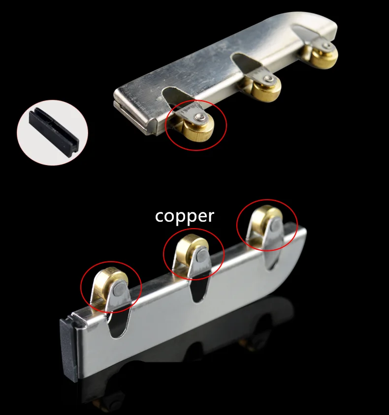 4 Pcs Stainless Steel Door Window Silent Pulley Cupboard Slot Wheel Sliding Door Fittings Glass Door Track Rollers Home Hardware