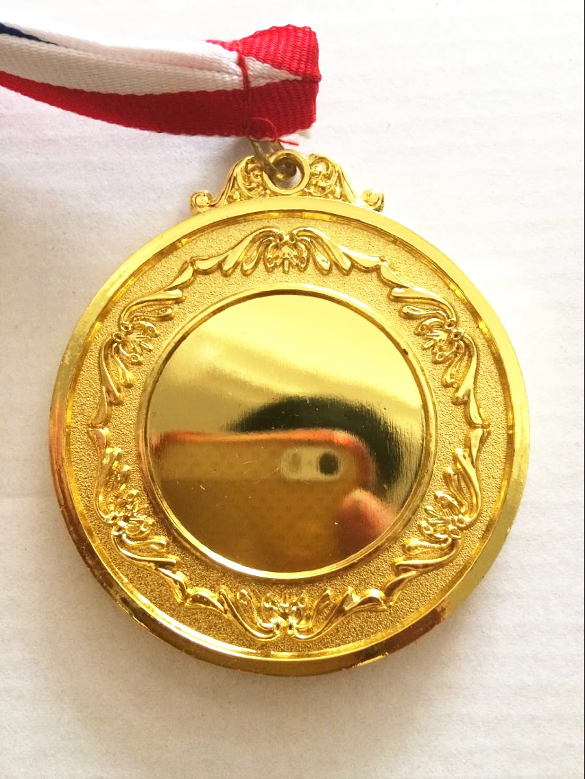 hot  sale general style school sports medal printing mark pattern gold silver bronze three color available