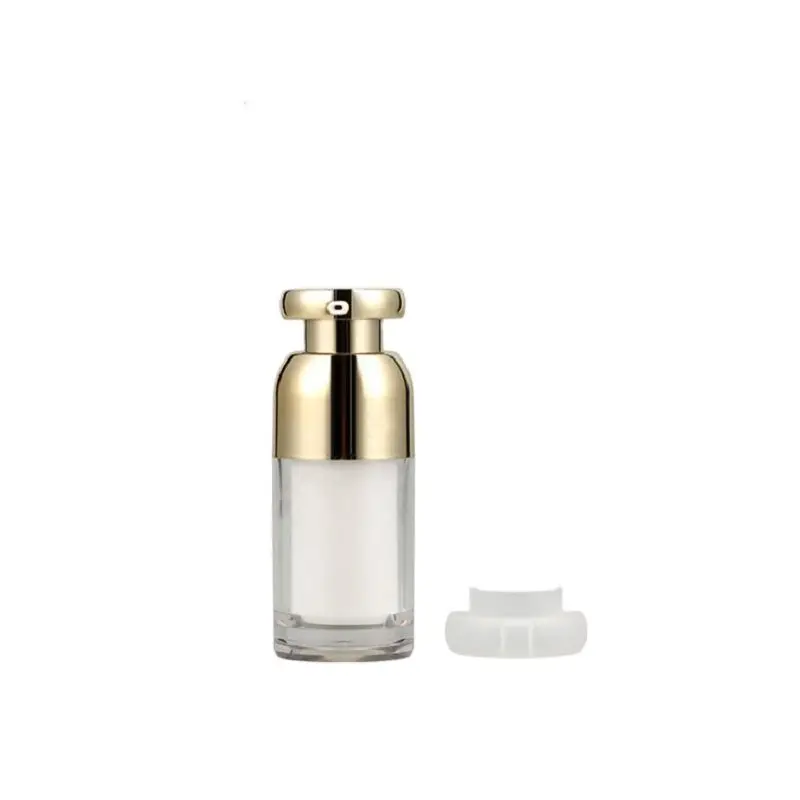 Latest Design 50ml Empty Refillable Acrylic Lotion Bottle Toner Vacuum Bottle Skin Care Essence Packaging 20pcs/lot