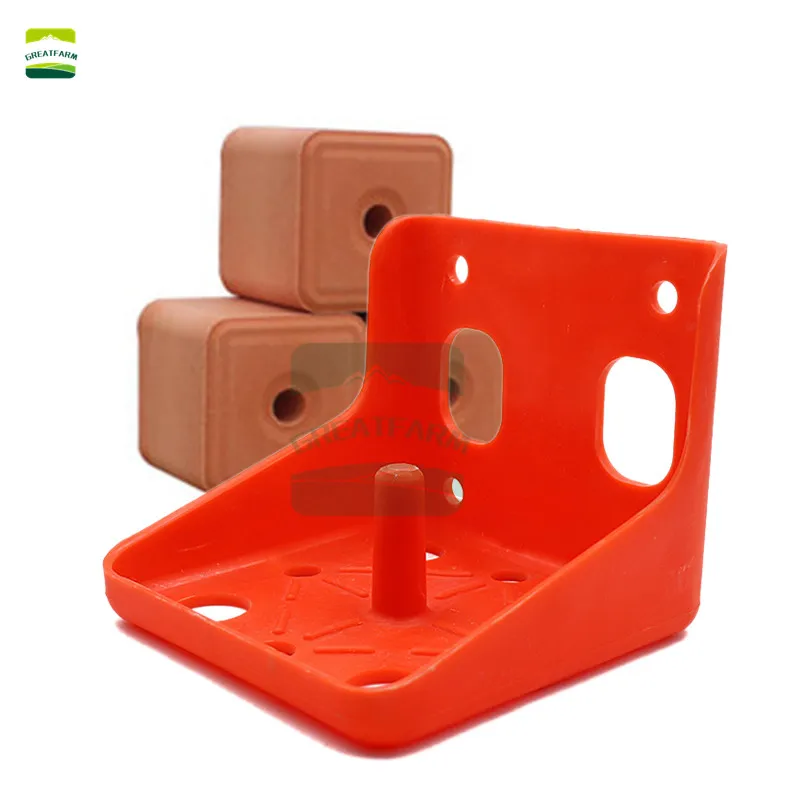 Cow Cattle Sheep Lick Brick Tray Salt Brick 1 Pcs Thick Tray Support Lick Salt Brick Frame Box Durable Livestock FARM Equipment