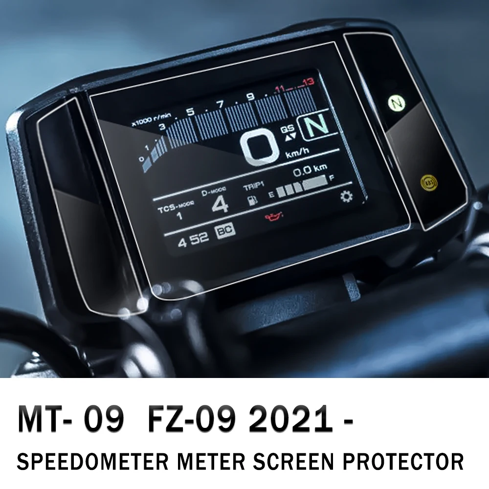 New Motorcycle Speedometer Meter Screen Protector Scratch Screen Film Fit For Yamaha MT-09 MT09 MT 09 FZ-09 FZ09 FZ 09 2021 -