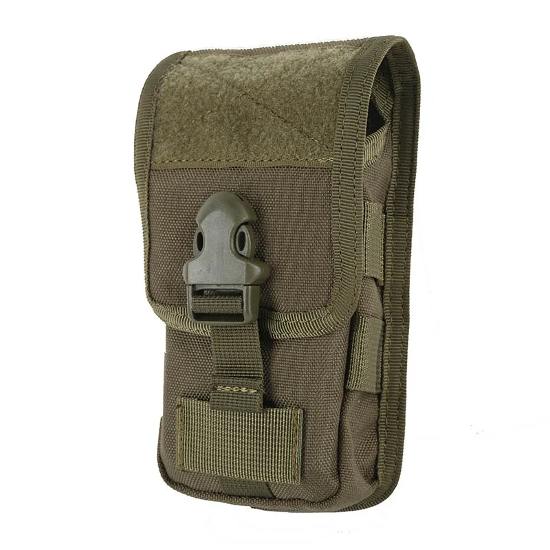 Portable Tactical Case Cover Mobile Phone Pouch Coque Military 600D Nylon Camo Belt  Multifunctional Bags