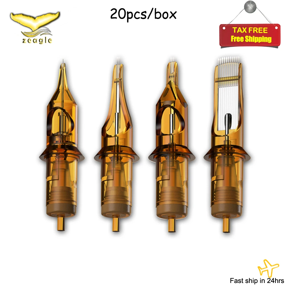 2021 Luxury Revolution Tattoo Cartridges Needles Match For Most Tattoo Machine ,E.O Sterilized 1RL 3RL