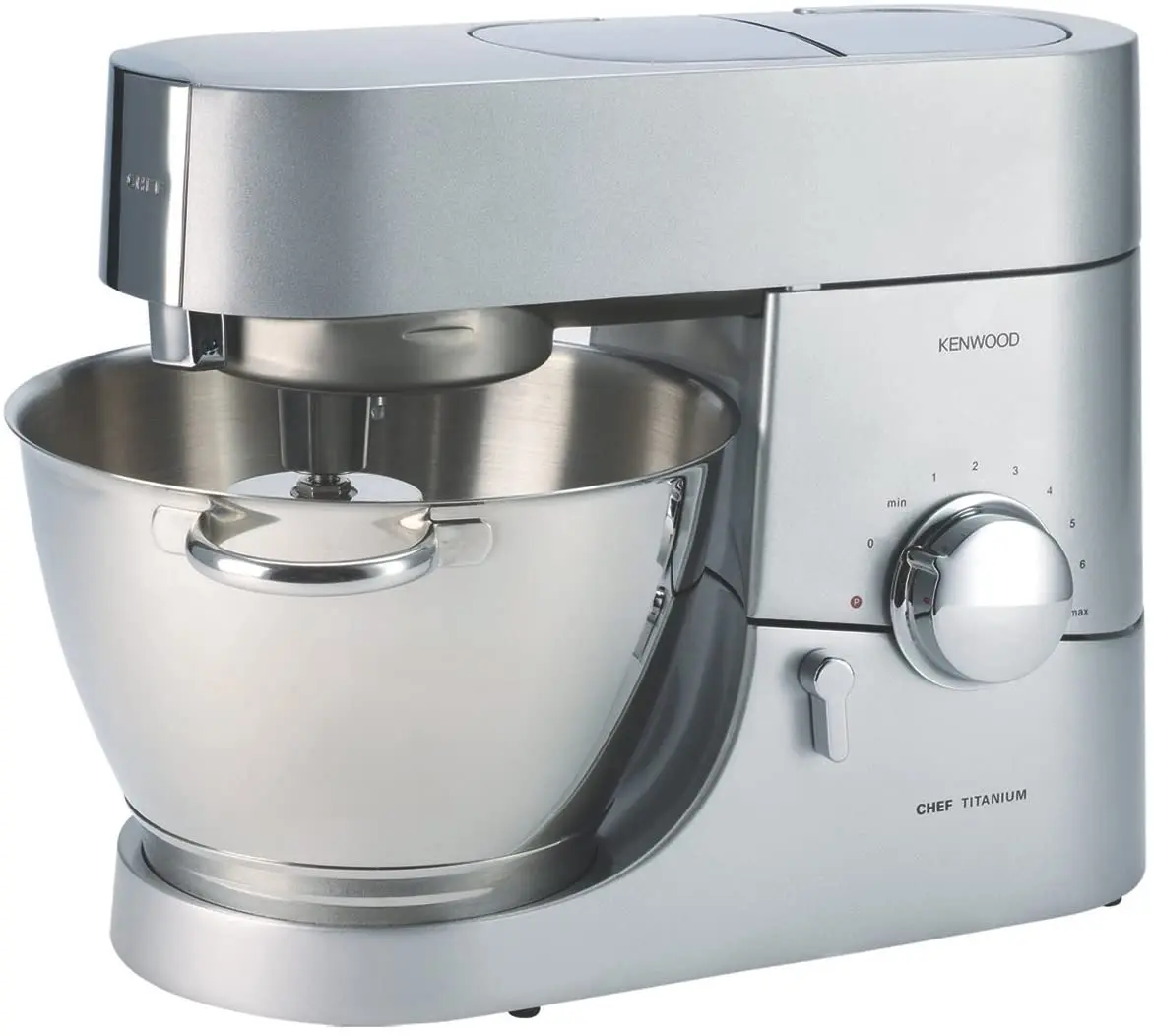 Kenwood KMM770 6.7 liters Quart Chef Titanium Kitchen Machine, Stainless Steel