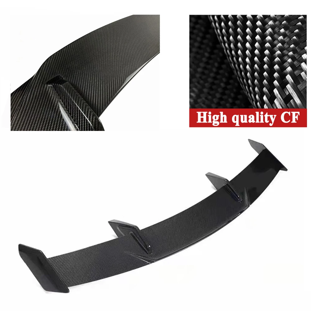 MP Style Dry Carbon Fiber Car Rear Spoiler Roof Trunk Fixed Wind Wing Spoiler For BMW M3 M4 G80 G82 G83 2020+ Car Tuning