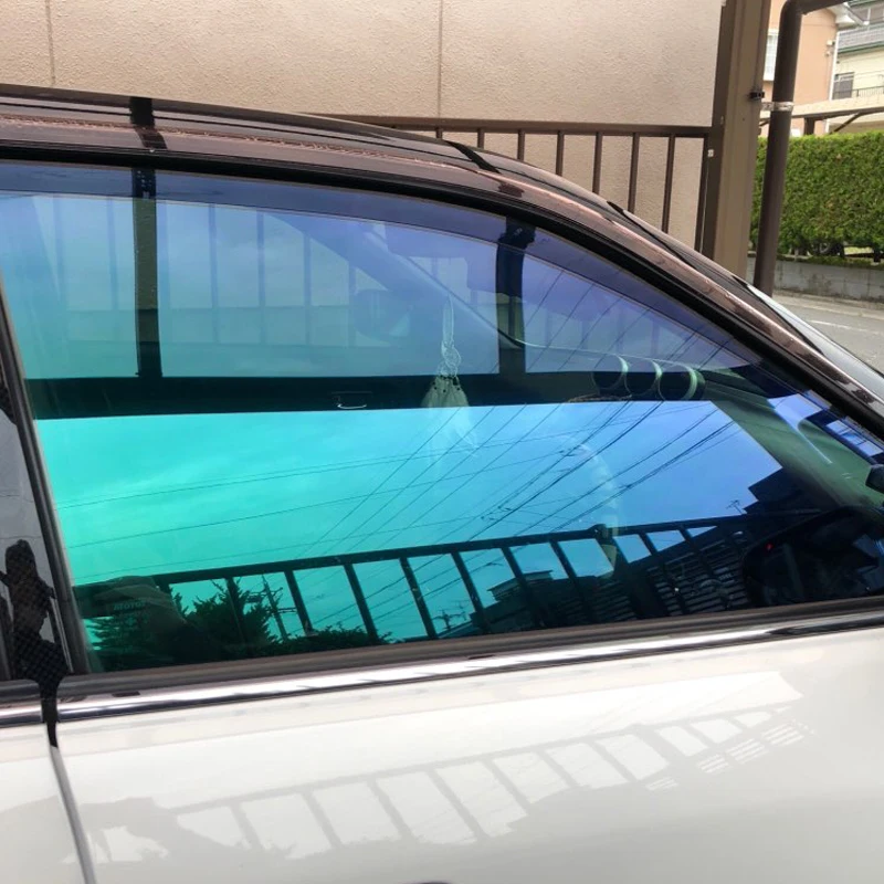 VLT70% High Quality Korea Material Chameleon Window Solar Car Tint Film Light Color Change Protection Sticker Skin 1.52mX30m