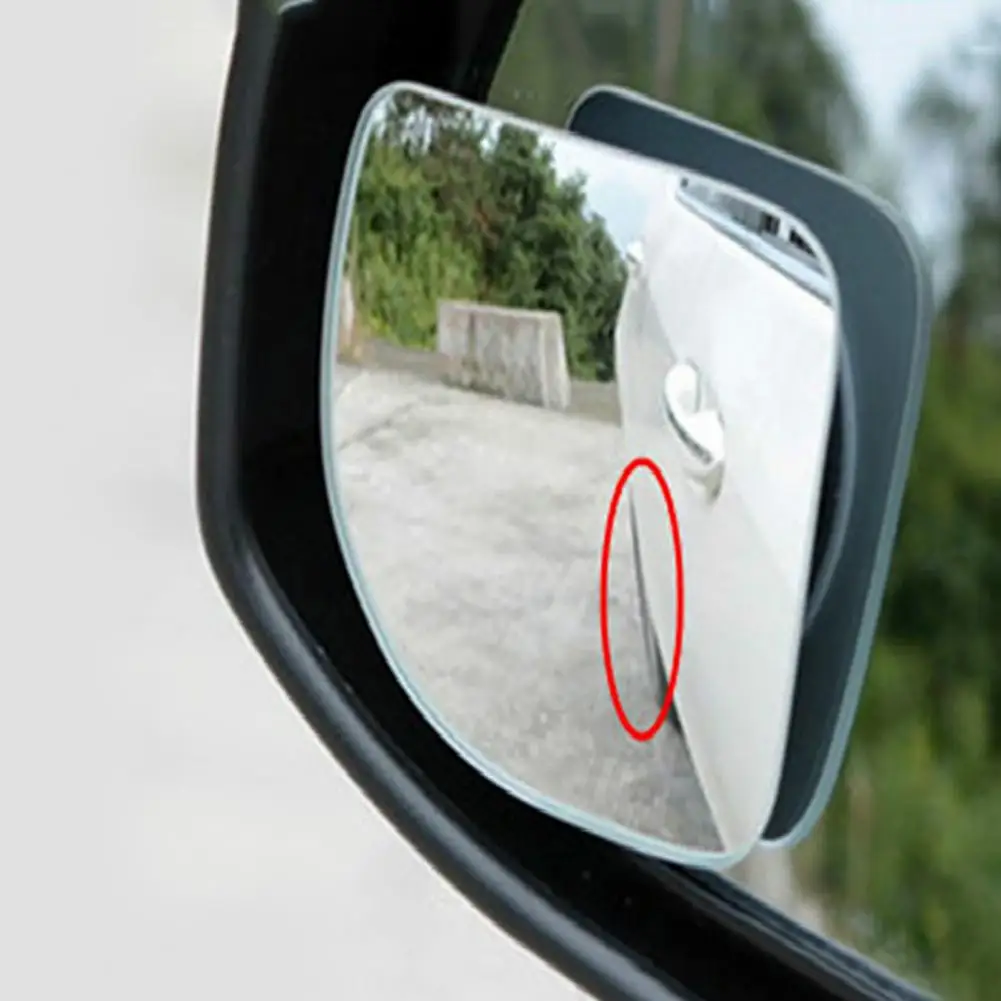 1 Pair 360 Degree HD Blind Spot Mirror Universal Car Rearview Convex Mirror Auto Wide Angle Side Car Rearview Blind Spot Mirror