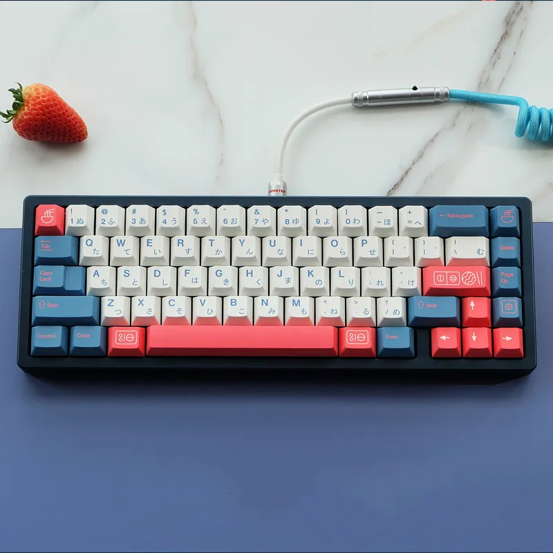 Hotsale bento tema keycaps 140 peças cherry perfil pbt sublimação para filco leopold 980 teclado mecânico