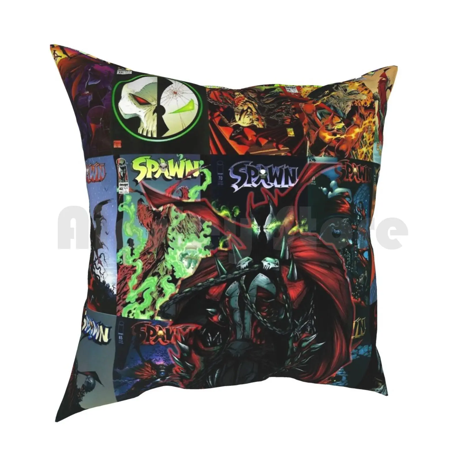 Pillow Case Printed Home Soft Throw Pillow Soawn Comic Comic Book Hell Demon Geek Hero Superhero