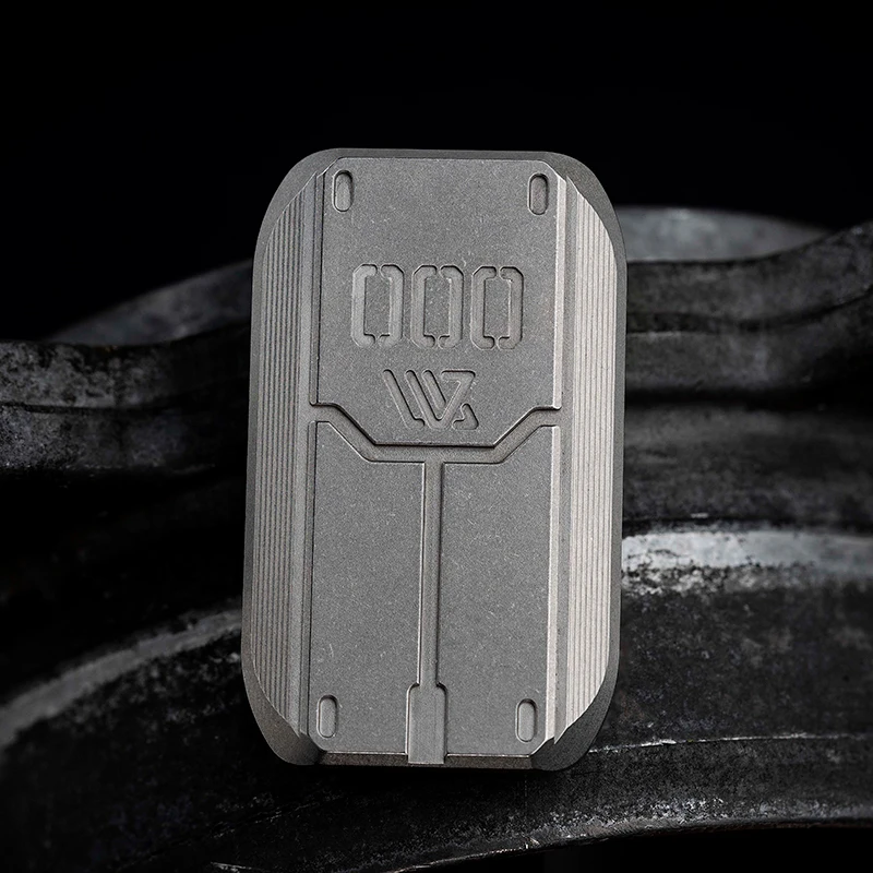 Wanwu Edc Reactieve Armor Shield Slider Verdediging Tungsten Koper Maan Oppervlak Stonewashed Tech Edc Volwassen Decompressie Speelgoed