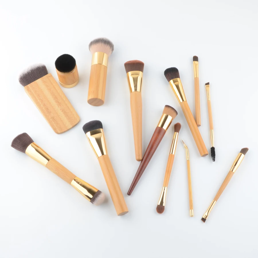 1pc Bamboo Make up brushes eye liner makeup brush liner blending contour eyebrow brush concealer Professional High quality