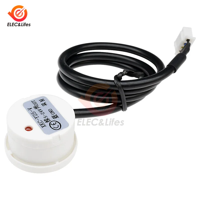 DC 5V 12V 24V XKC Y25 T12V Non-Contact Liquid Level Sensor Switch Outer Adhering Type Water Level Sensor NPN PNP RS485 Y25-V