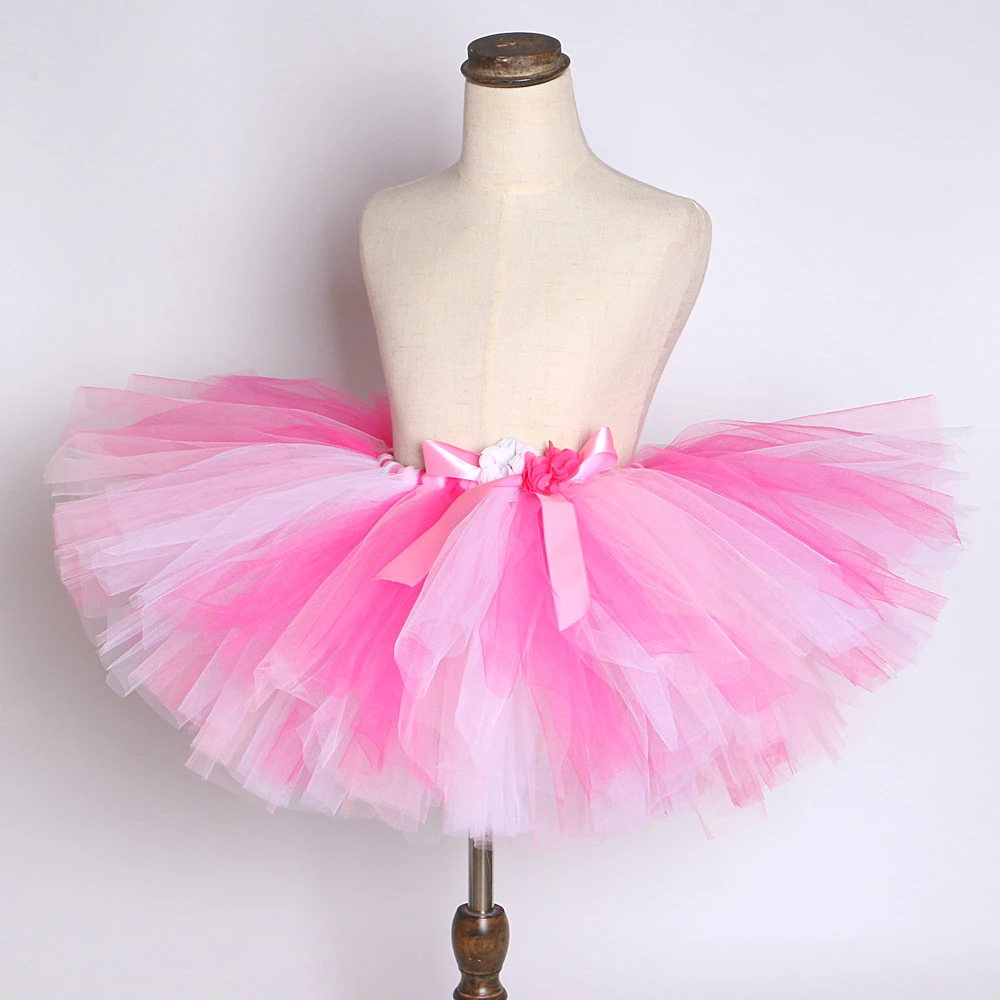 Baby Girls Pink Pig Tutu Skirt for Kids Piglet Dress Up Costumes Birthday Party Outfits Toddler Little Piggy Fluffy Ballet Tutus