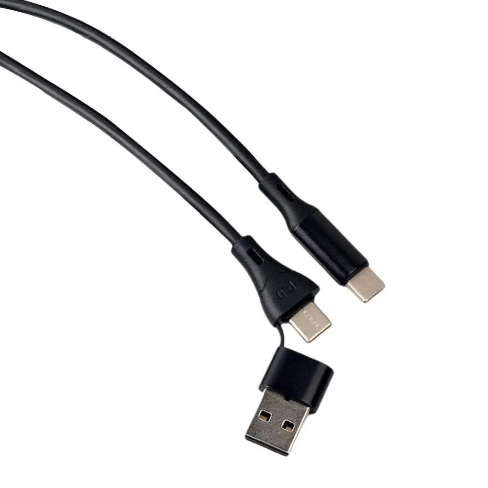 2 em 1 pd 60w cabo de carregamento carregador de carregamento rápido cabo usb para tipo-c cabo usb para carregamento & transmissão de dados para xiaomi/huawei