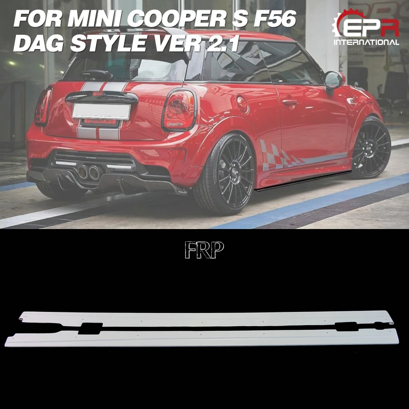 

DAG Style Ver 2.1 FRP Fiber Glass Side Skirt Under Board Fiberglass Door Step Cover Fibre Drift Tuning Kit For F56 Mini Cooper S