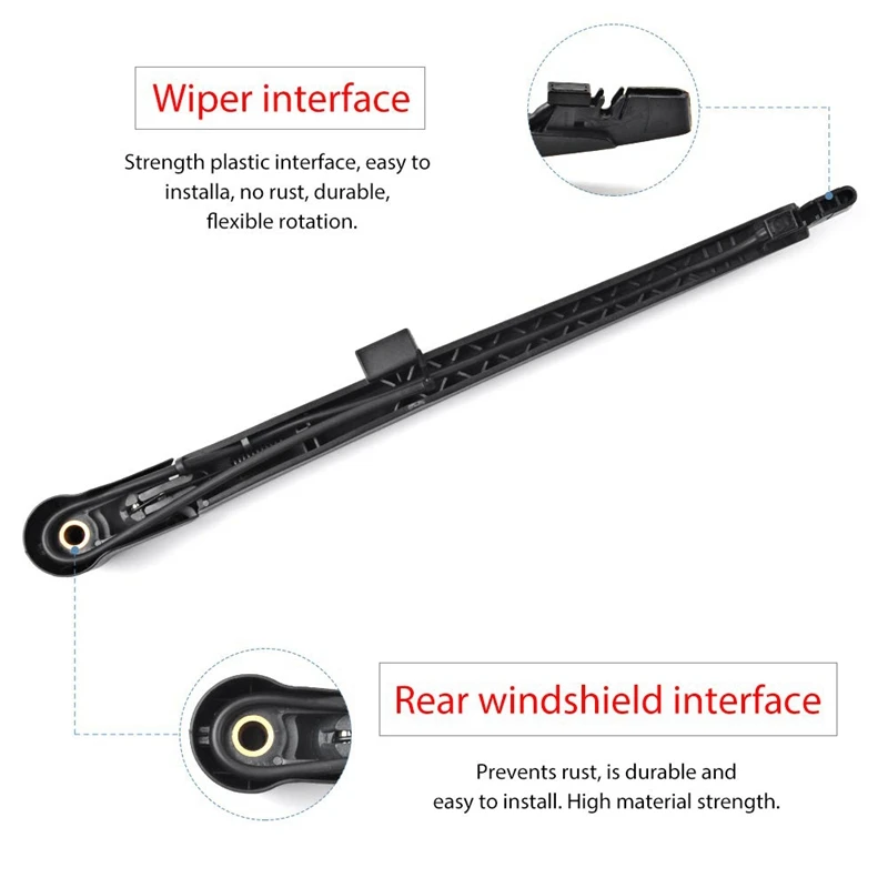 Rear Windshield Wiper Arm Blade Set for Cadillac Escalade GMC Yukon Chevy Tahoe Suburban 2007-2013 15277756