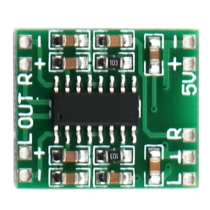 For Pam8403 Power Amplifier Board Class D 3w+3w Ultra-micro Digital Board Amplifier Digital Board Power Amplifier 2.5～5v Po N5q2