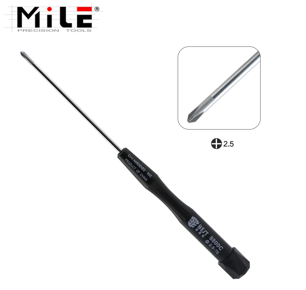 75mm Lengthened Magnetic Screwdriver PH00 PH000 1.5 2.0 Slotted Flatted Head For Mobile Phone Computer Disassemble Repair Tools