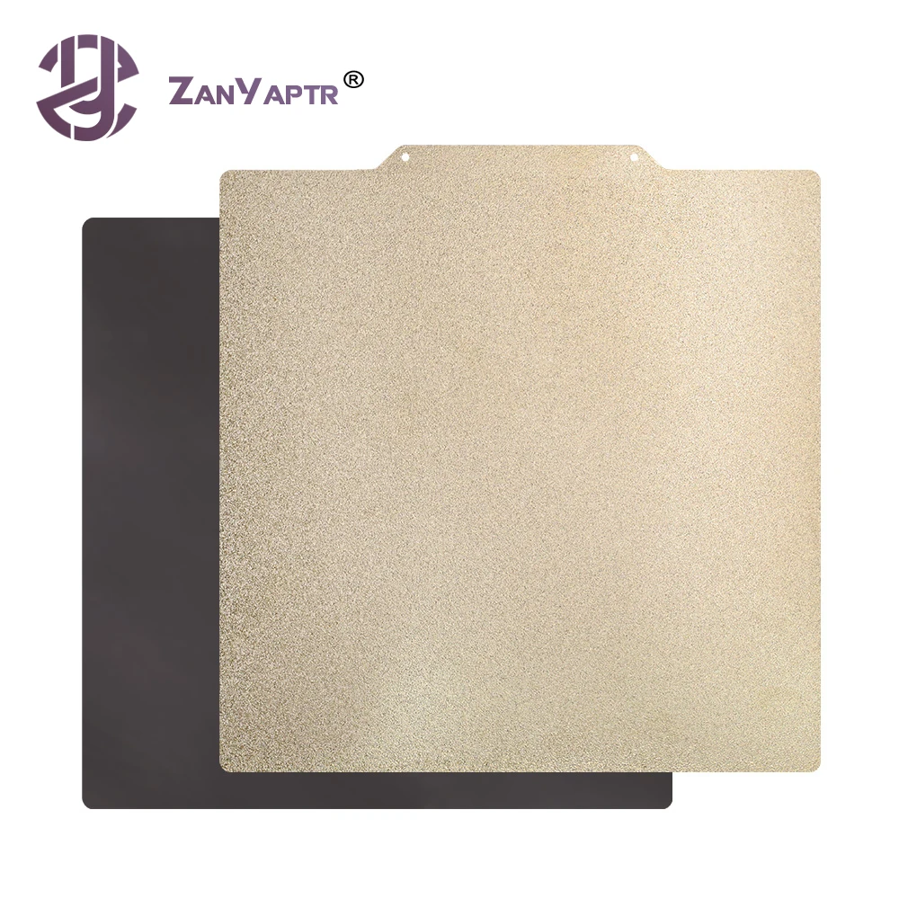 

New Double Sided PEI Spring Steel Sheet Textured With Magnetic Base 220/235/310mm For 3D Printer Hot Bed