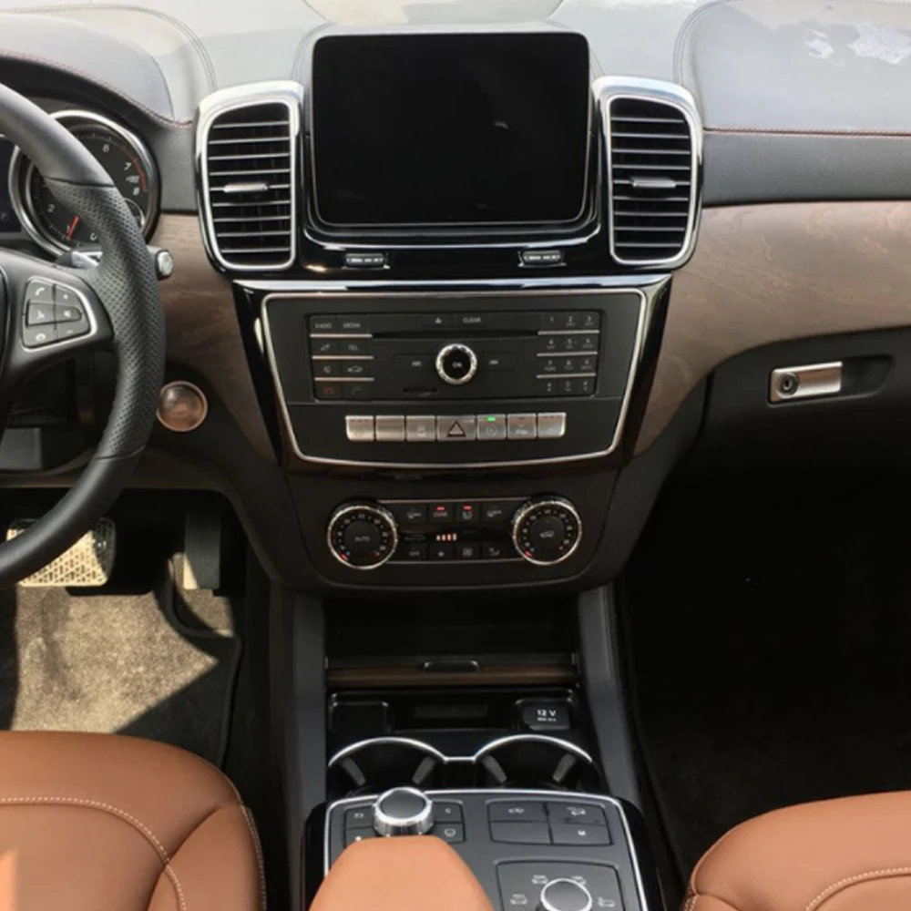 Android13 For Mercedes-Benz GLE GLS 2015-2019 HD Touch Screen CarPlay Android Car Stereo Audio Radio Player Navigation Heat Unit