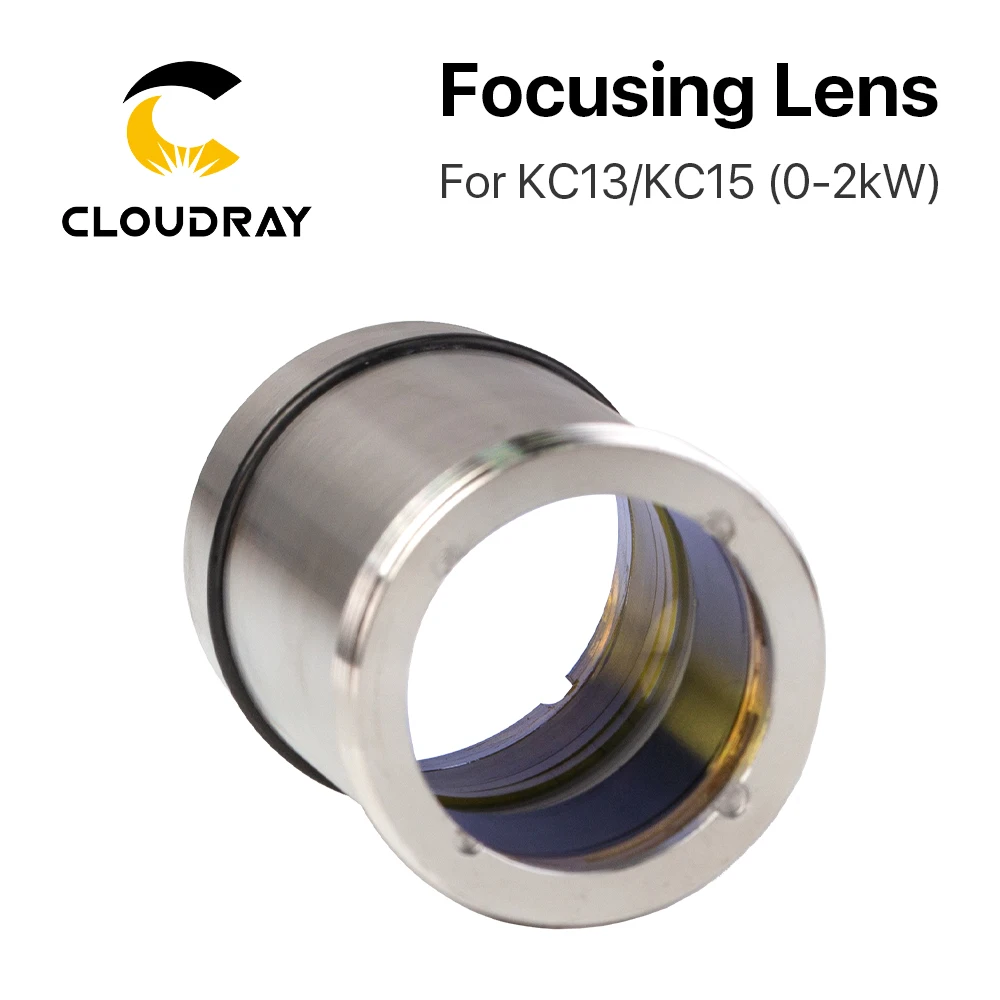 Cloudray Fiber Laser Focus Lens D30 F100 F125mm with Lens Holder for WSX Laser Cutting Head WSX-GQ-JT-02 2000W KC13 KC15 Laser