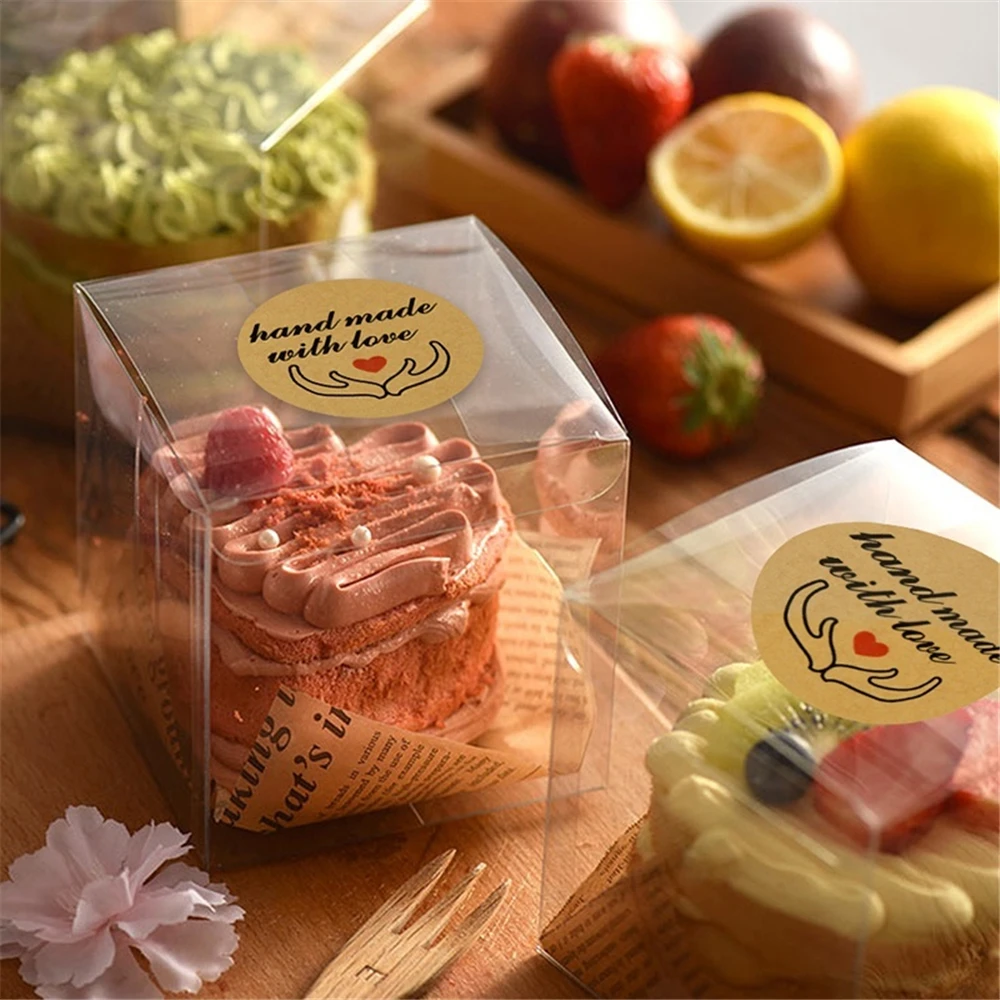 الجولة اليدوية مع الحب ملصقات ورق ذاتي اللصق ورقة ملصق الخبز الديكور التسمية مهرجان حفلة هدية الديكور التسمية