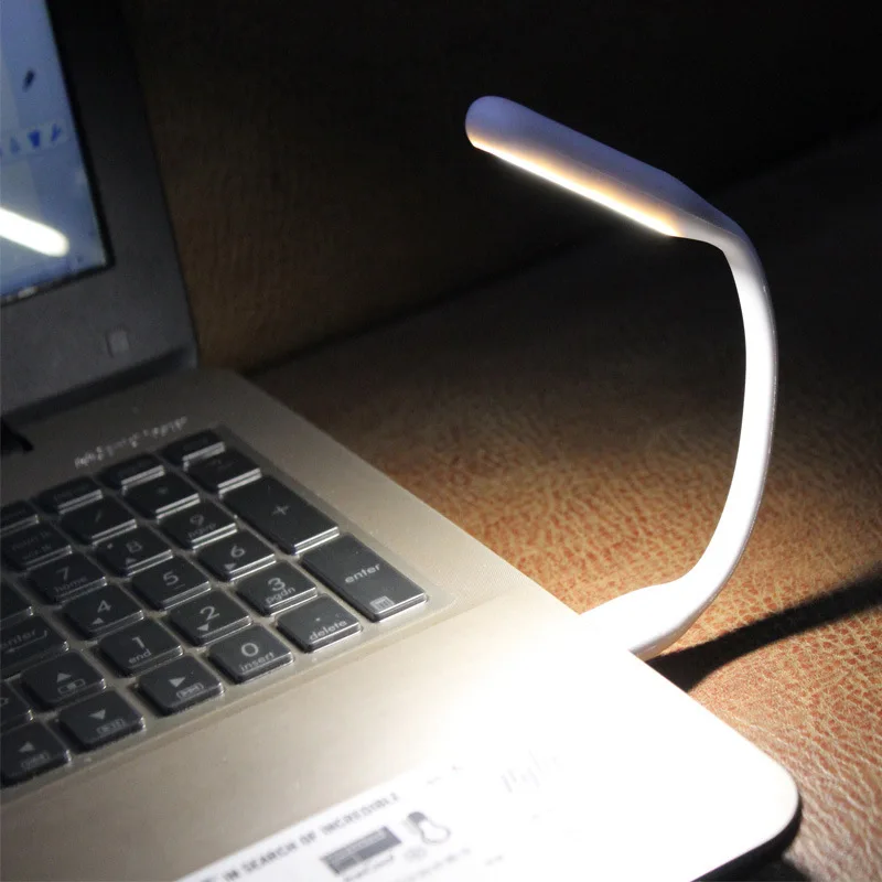 

Светодиодная лампа USB для чтения, миниатсветильник светильник портативный светодиодный светильник с питанием от USB, ночное светильник для чтения ноутбука