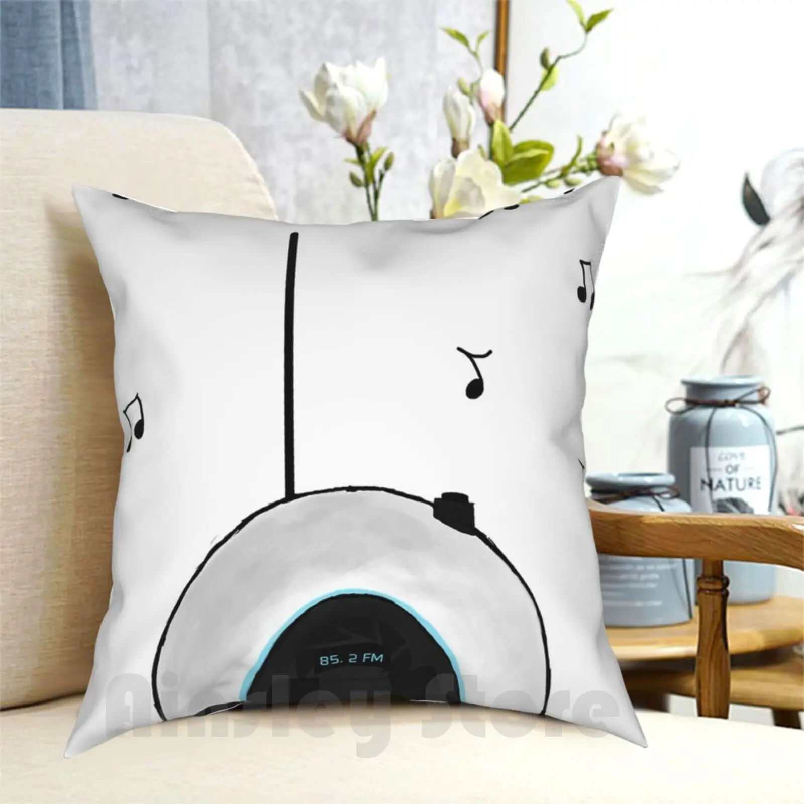 Portal Radio Pillow Case Printed Home Soft Throw Pillow Portal Radio Portal Radio Smooth Jazz Portal 2 Valve Steam Video