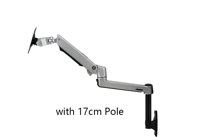 Hyvarwey XSJ8012W-450 Wall Mount Full Motion Monitor Mount Arm Aluminum Mechanical Spring Arm Monitor Holder Support