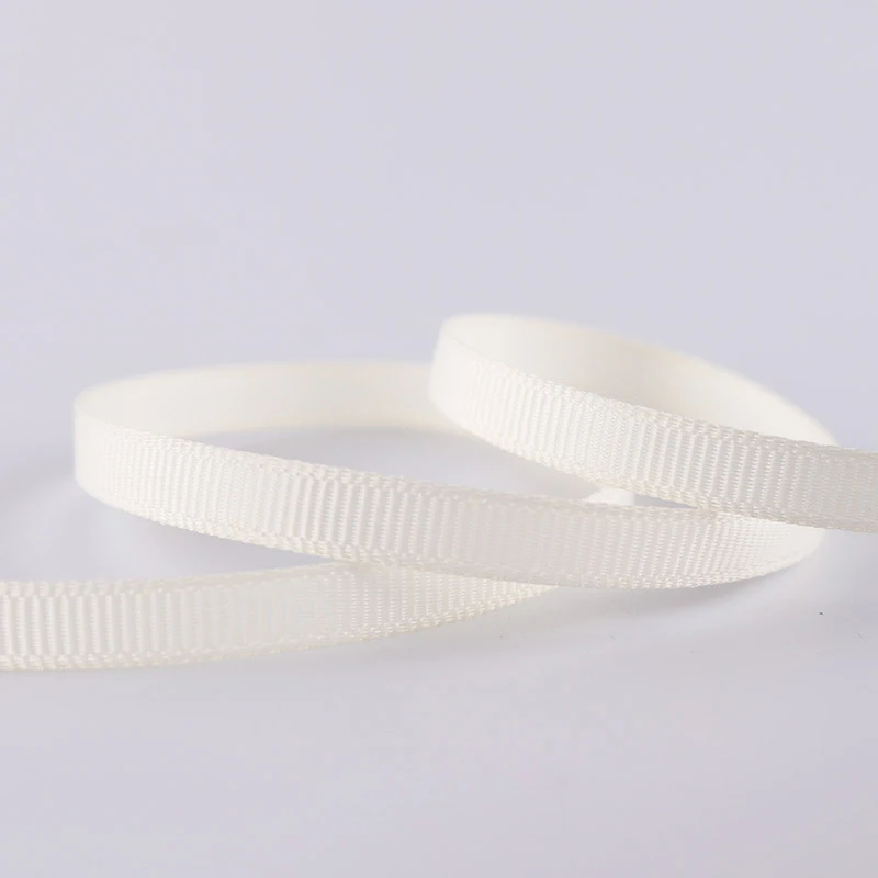 5 Yards/Rolle Hochwertiges Band für Bastelarbeiten, Hochzeitsdekorationen, DIY-Grosgrain-Bänder, Schleifen, Geschenke, Kartenverpackung, 6 mm – Detail 2