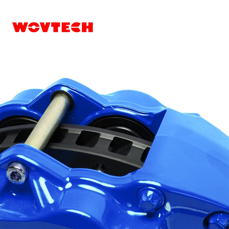 Wholesale Big Brake Kit 4 Pots Blue Calipers  with 345mm Slotted Disc for Audi A6 C6  Front 18 inches