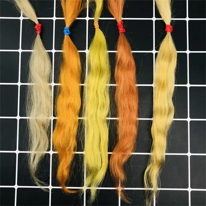 10g /bag Top Quality 15 Colors 20-25cm Reborn Doll Mohair Hand Rooted Doll Hair Wig Multicolor Wig Accessory for DIY SD/BJD Doll