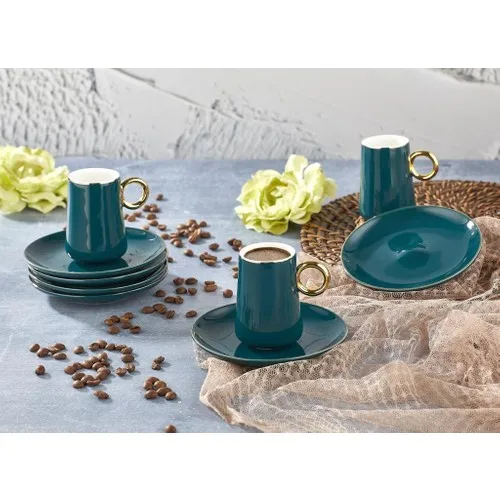 Aryıldız Prestige Green 6 Personality Coffee Cup Pad