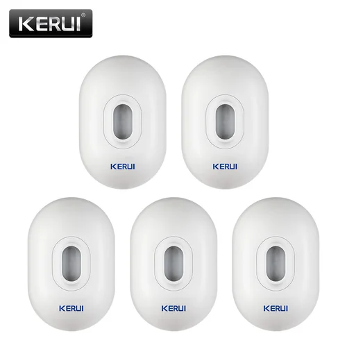 KERUI P861 Detector de Sensor de movimiento PIR impermeable al aire libre para sistema de alarma de seguridad inalámbrico 5 P/lote alarma antirrobo de garaje de entrada