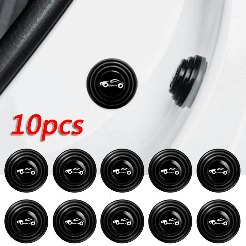 10pcs Car Door Shock Absorber Stickers Soundproof For BMW M Accessories F01 F02 F39 X2 Z4 E85 E89 G29 I3 Z3 E36 G11 G12 M3 M4 M5