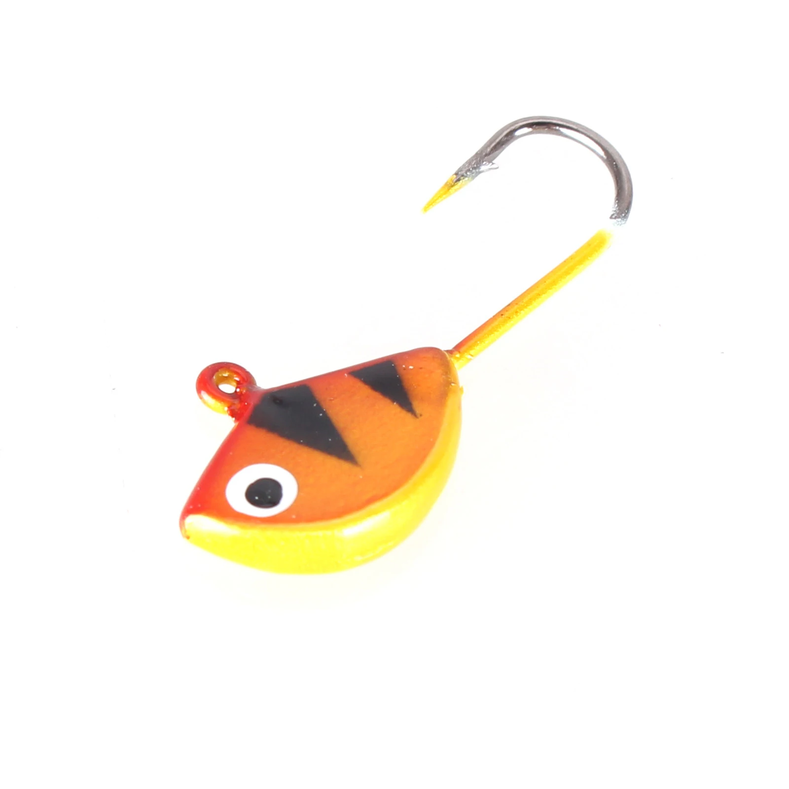 DNDYUJU 4pcs/lot Winter Fishing Lure Ice Fishing Jig Bait 2.5cm 2.3g Mini Metal Fish Lead Head Hook Bait Fishing Tackle