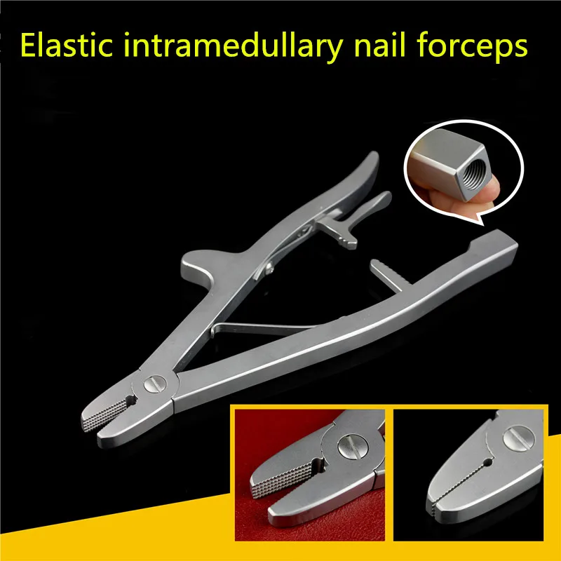 Orthopedic instrument medical Clamping elastic intramedullary nail Extraction forceps bone needle pin Kirschner needle extractor