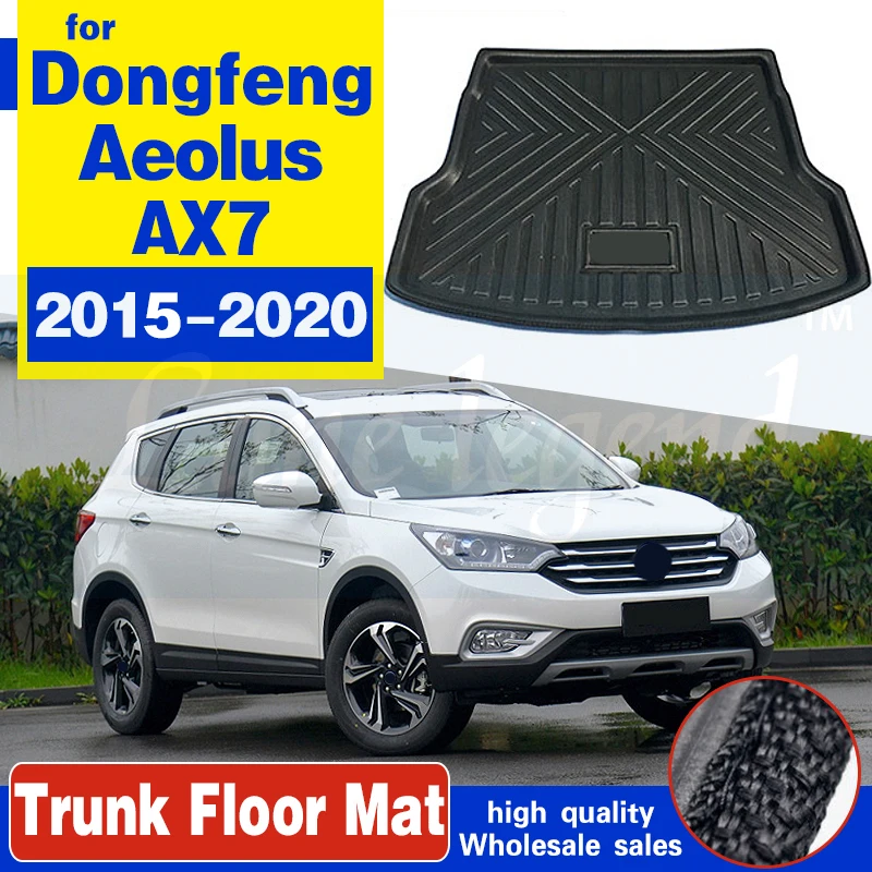 

Для DFM Dongfeng Aeolus AX7 2015 2016 2017 2018 2019 автомобильный задний багажник, багажник, грузовой коврик, лоток, напольный ковер, защита от грязи