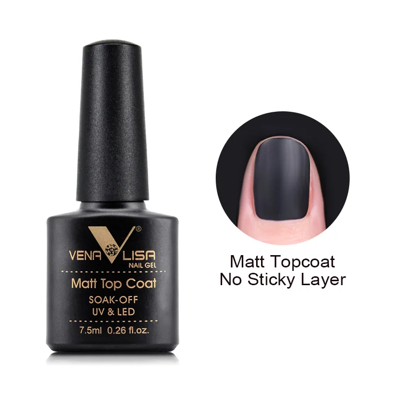 VENALISA Nagelgelpoliermittel VIP4 Pastelllack Semi Permanent Soak Off UV LED Nagelgel Lack Vollständige Abdeckung Hema Free Gel Lack