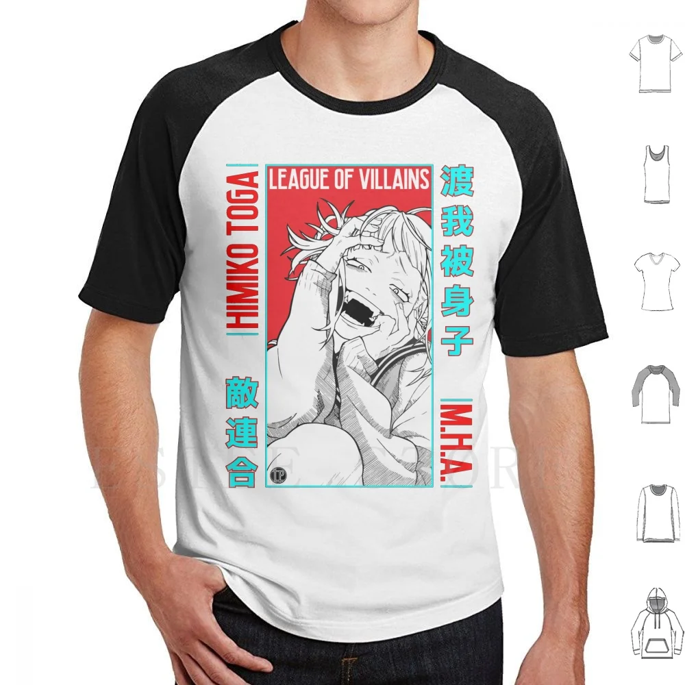 

Himiko Toga M.h.a. T Shirt Print Cotton Himiko Toga Toga Dabi Kai Chisaki Boku No Hero Waifu Tomura Lemillion Mirio Deku
